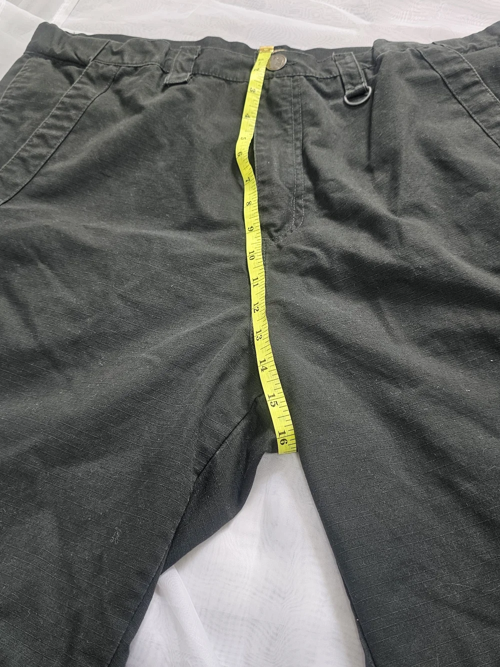 Trail Life USA Men’s Black Ripstop Cargo Shorts Pockets Size XL